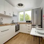 Apartment Blue Two Bedroom In With Desk, Bathtub And Balcony By Renters *