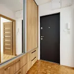 Blue Two Bedroom In With Desk, Bathtub And Balcony By Renters Wroclaw