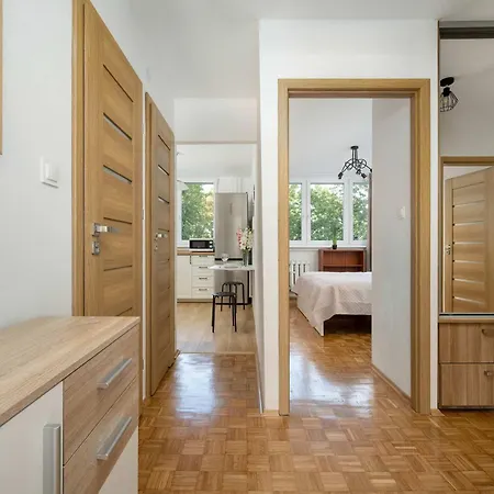 Blue Two Bedroom In With Desk, Bathtub And Balcony By Renters * Breslau