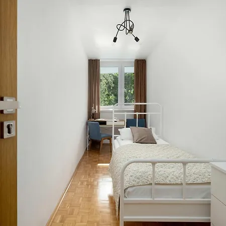 Blue Two Bedroom In With Desk, Bathtub And Balcony By Renters Apartment *